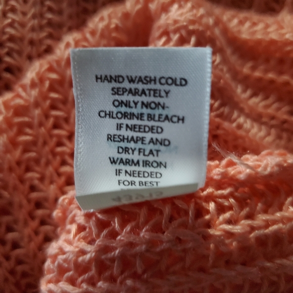 J Jill Sweater Top Salmon Orange XS NWOT - Picture 12 of 12